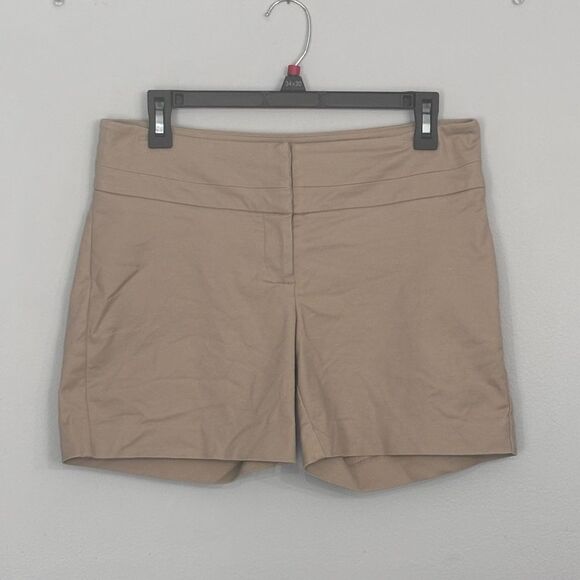 Apt. 9 | Women’s Cumin Spice Tan Wide Waist Flat Front Casual Shorts Size 4 - Picture 1 of 16